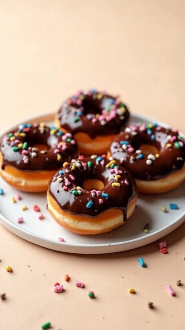 chocolate covered sweet pastries