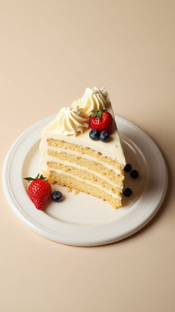 delicious classic vanilla cake