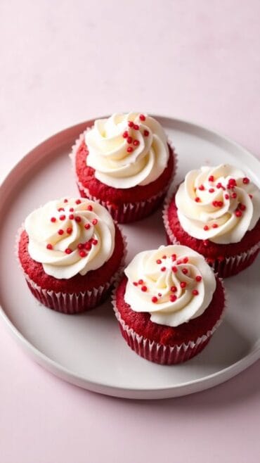 delicious red velvet cupcakes