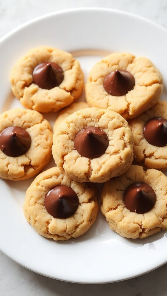 Peanut Butter Blossom Cookies