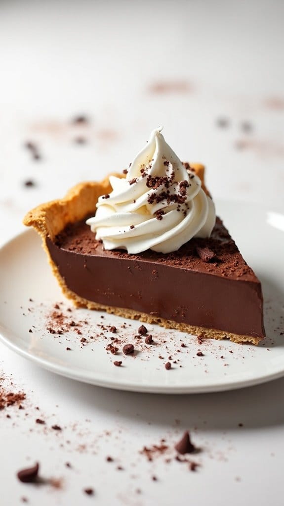 Decadent Chocolate Silk Pie