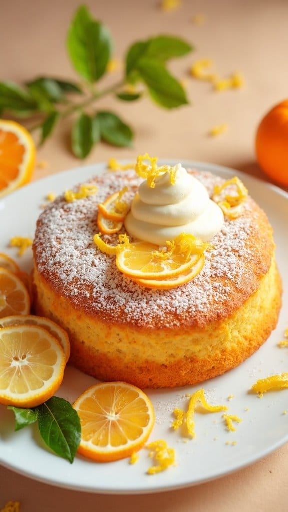 citrus infused olive oil cake