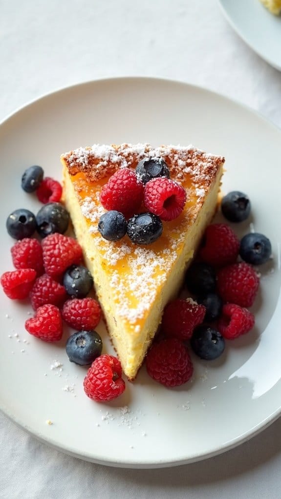 olive oil berry cake