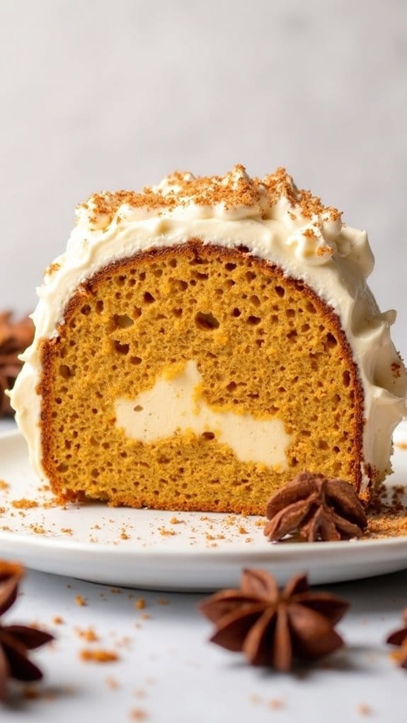 pumpkin spice pound cake