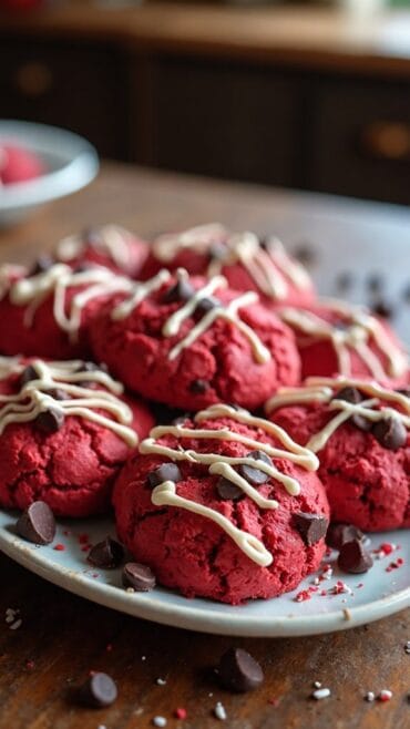 red velvet cookie variations